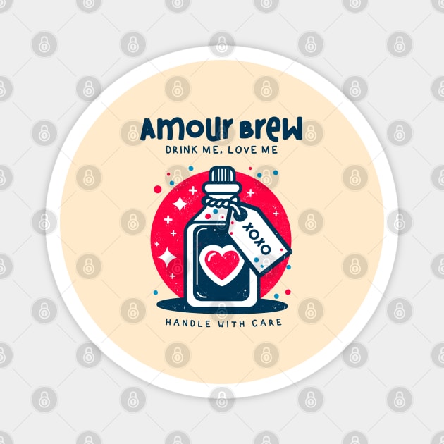 AMOUR BREW Magnet by Fabrik